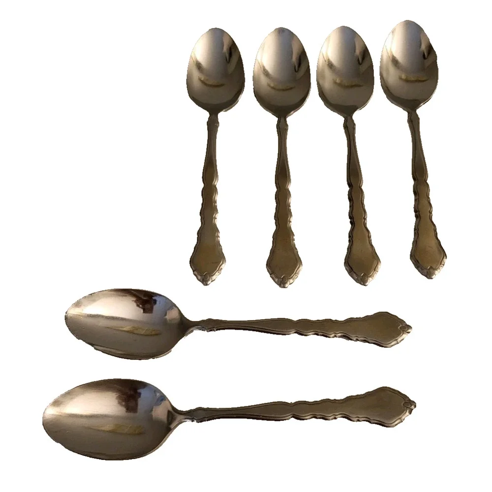 Lot of 12 Oneida Community SATINIQUE Stainless Knives Spoons Silverware Flatware